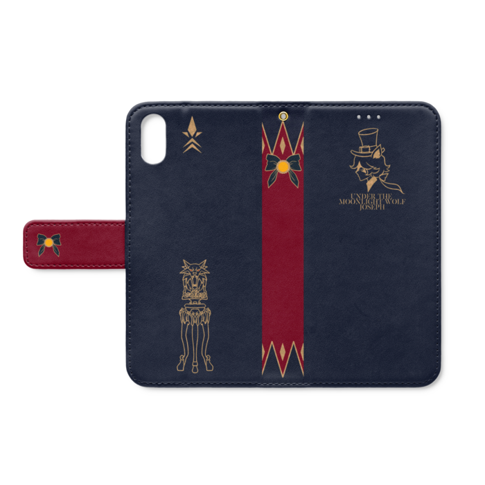手帳型iPhoneケース - iPhone XS / X - ストラップ穴 あり