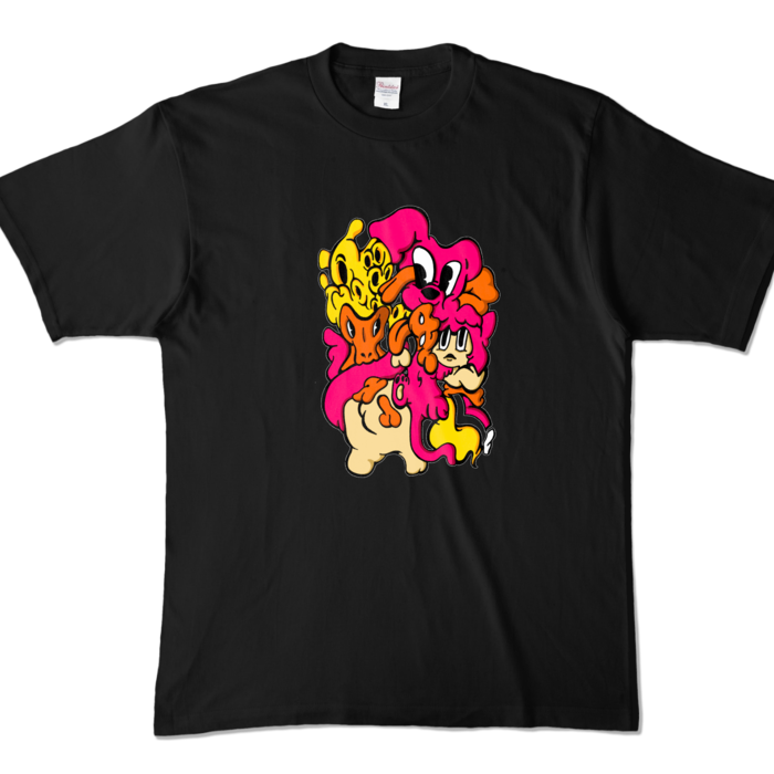 カラーTシャツ - XL - ブラック (濃色)