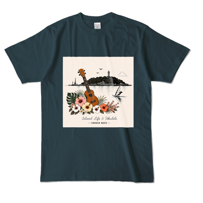 カラーTシャツ - L - デニム (濃色)