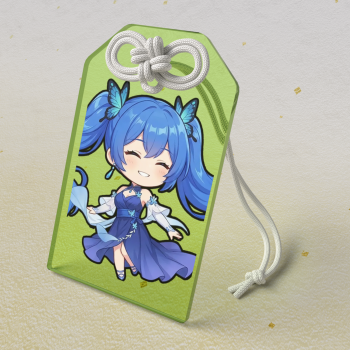 アクリルお守り - 50 × 80mm