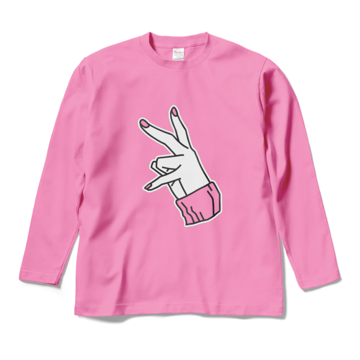 ロングスリーブTシャツ - M - ピンク