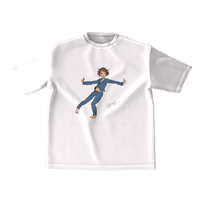 ビッグシルエットTシャツ - M - 正面