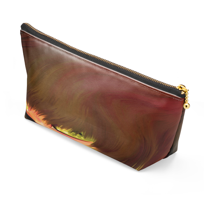 ポーチ - 長さ21.5cm / 高さ10cm - ブラック