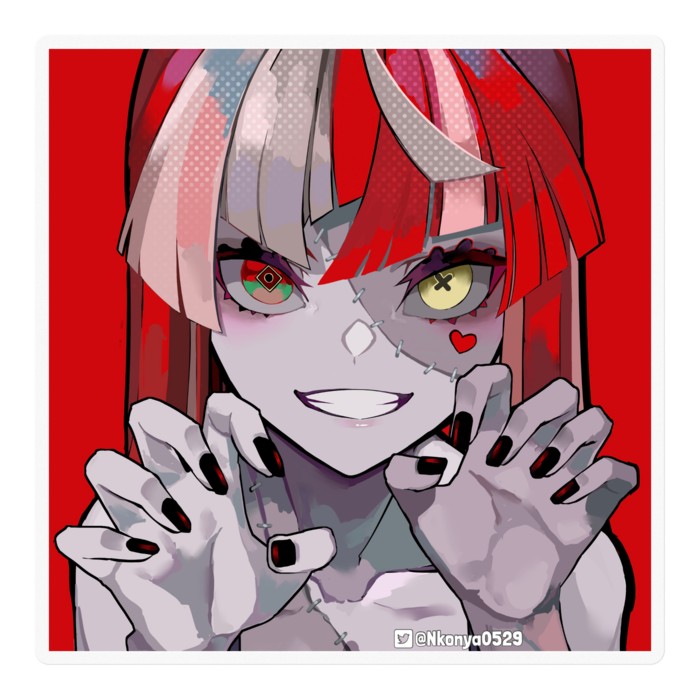 ステッカー - 100 x 100 (mm)