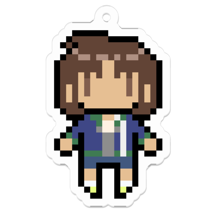 アクリルキーホルダー（コーティング） - 50 x 50 (mm)