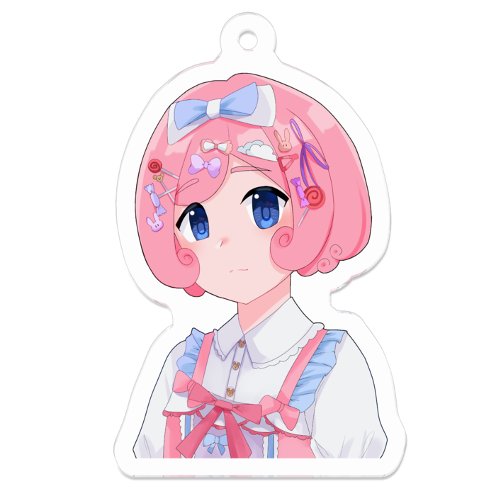 アクリルキーホルダー - 50 x 50 (mm)