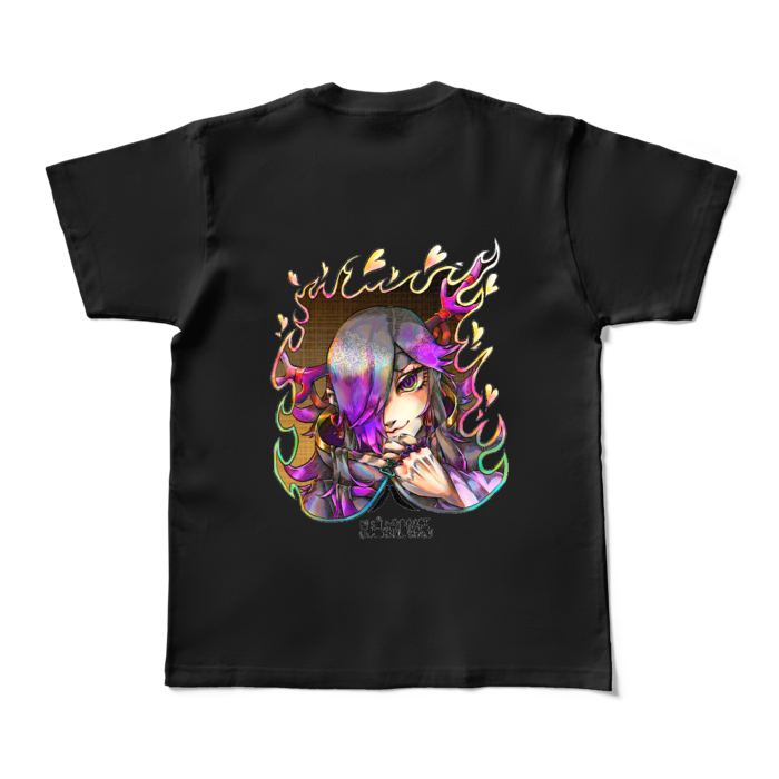 カラーTシャツ背中デザインM