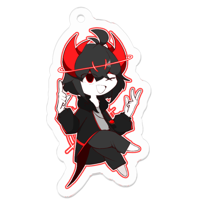 アクリルキーホルダー - 50 x 50 (mm)