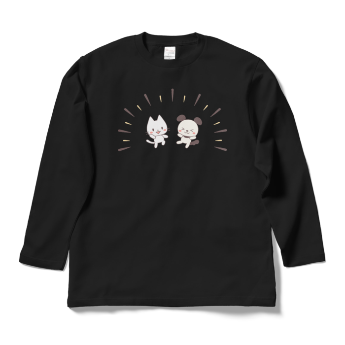 ロングスリーブTシャツ　黒色　L