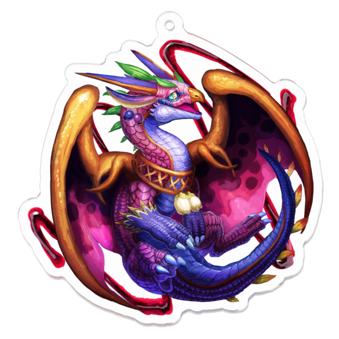 アクリルキーホルダー - 70 x 70 (mm)