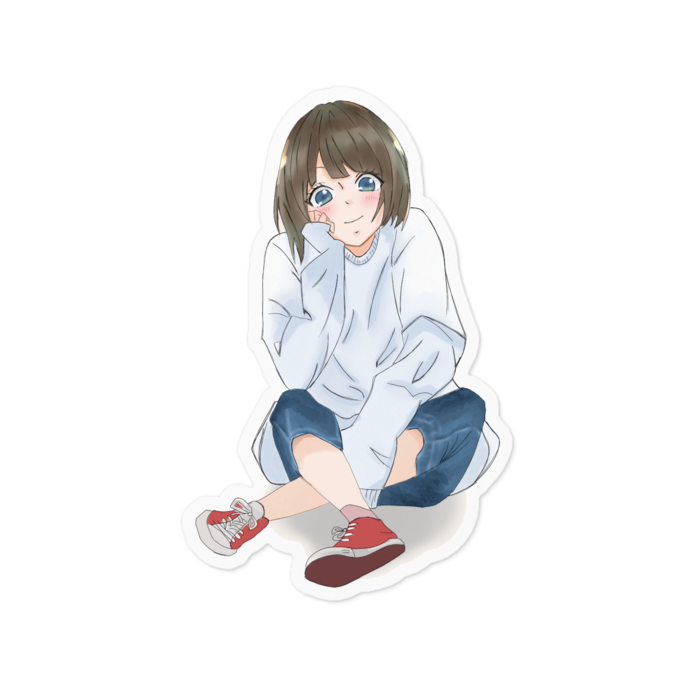 ステッカー - 100 x 100 (mm)