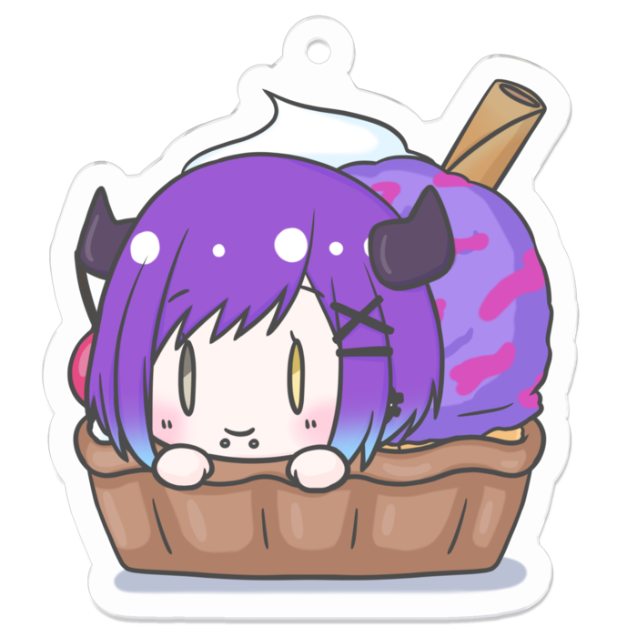 アクリルキーホルダー - 50 x 50 (mm)