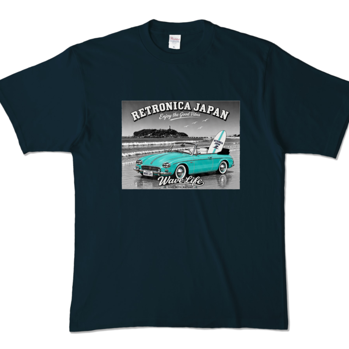 カラーTシャツ - XL - ネイビー (濃色)