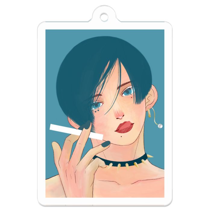 アクリルキーホルダー - 50 x 50 (mm)