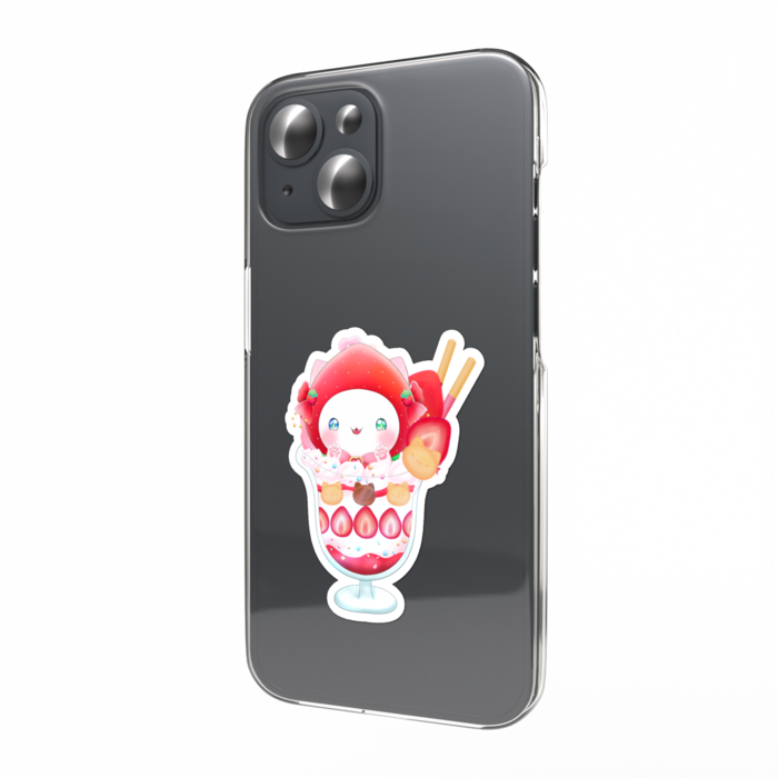 スマホステッカー いちごパフェ