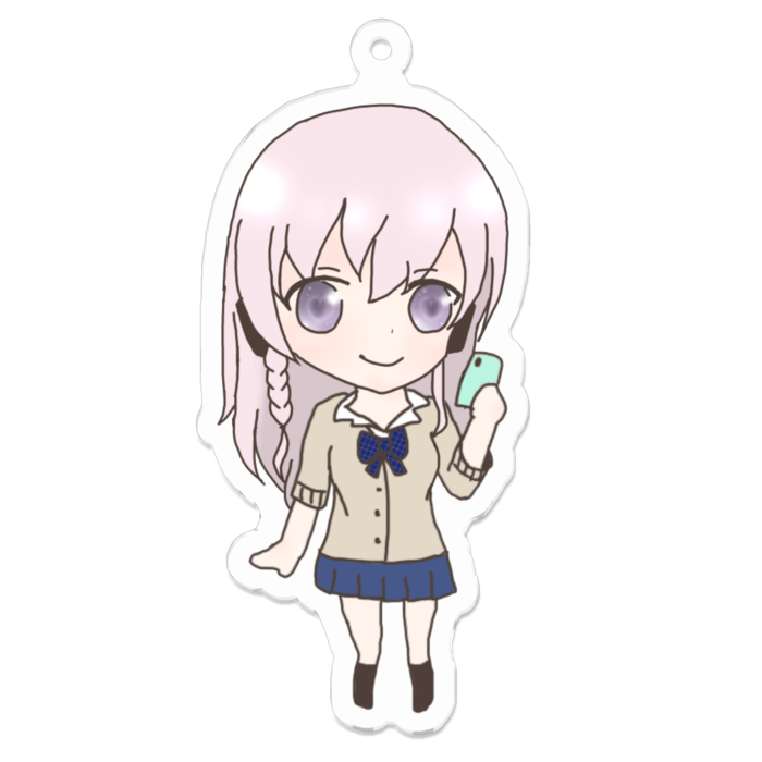 アクリルキーホルダー - 70 x 70 (mm)