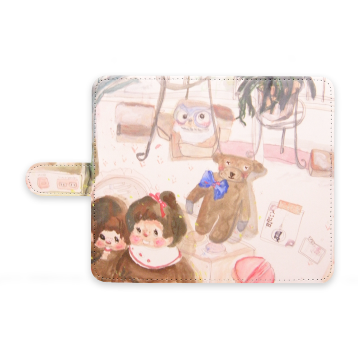 手帳型Androidケース - M - ストラップ穴 なし