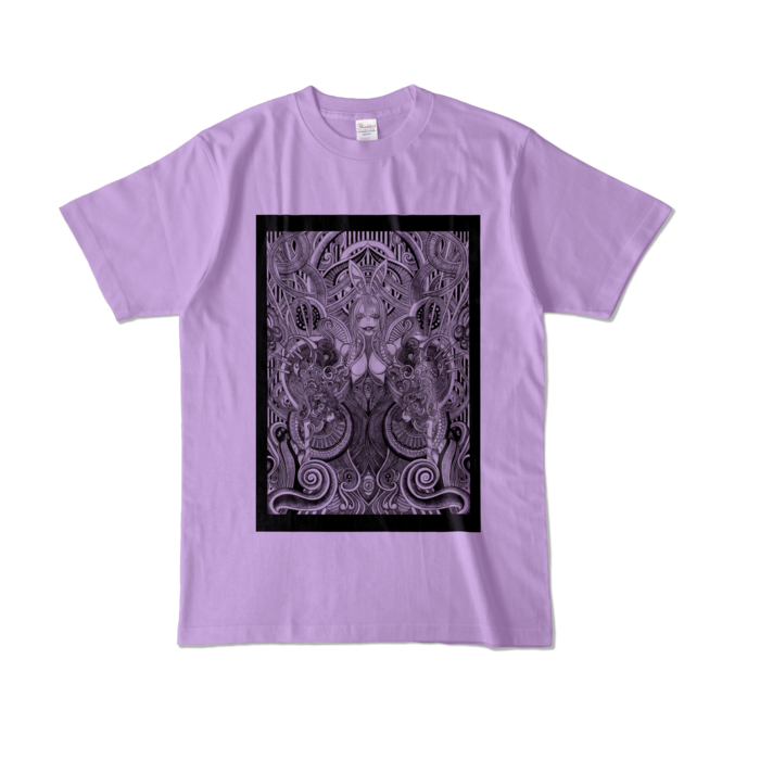 カラーTシャツ - L - ライトパープル (淡色)