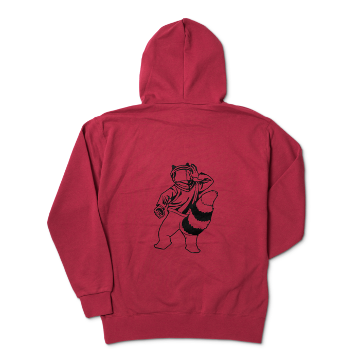 パーカー（黒アウトライン）- XL -