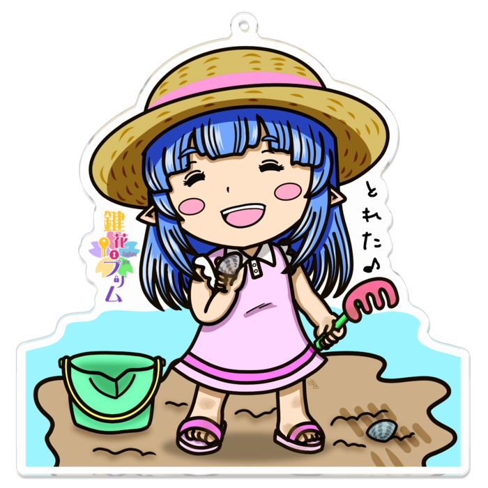 アクリルキーホルダー(コーティング) - 100 x 100 (mm)