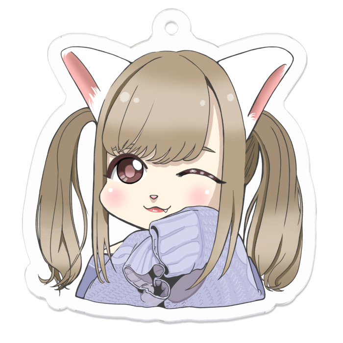 アクリルキーホルダー - 50 x 50 (mm)