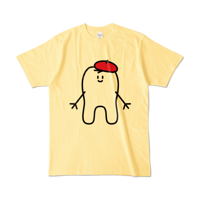カラーTシャツ - L - ライトイエロー (淡色)