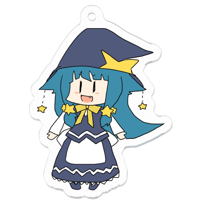 アクリルキーホルダー - 50 x 50 (mm)