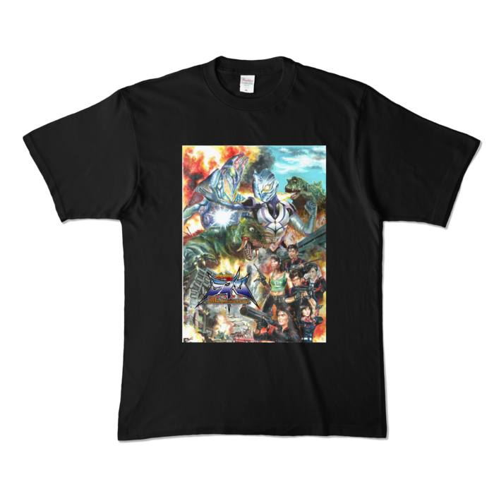 カラーTシャツ - XL - ブラック (濃色)