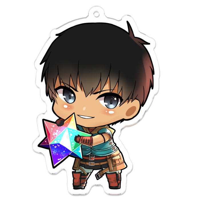 アクリルキーホルダー - 70 x 70 (mm)