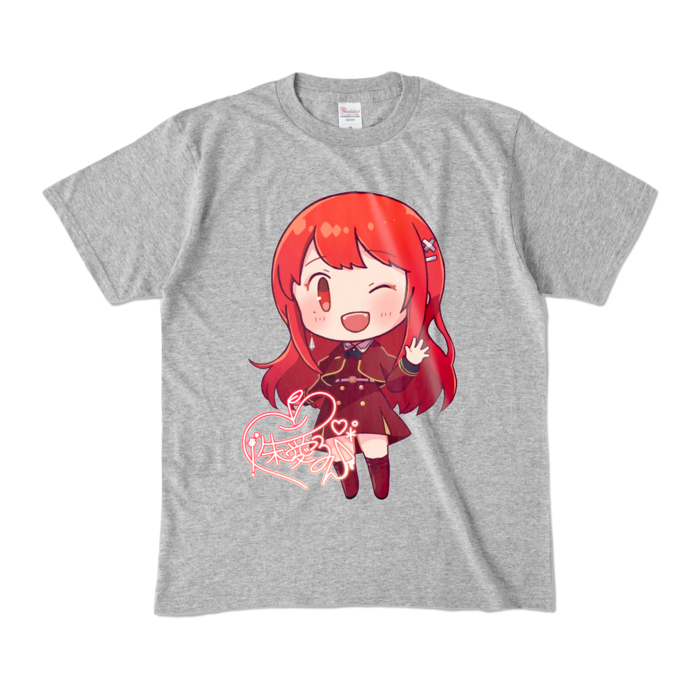 カラーTシャツ - M - 杢グレー (濃色)