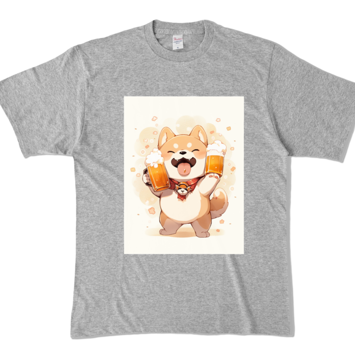 カラーTシャツ - XL - 杢グレー (濃色)