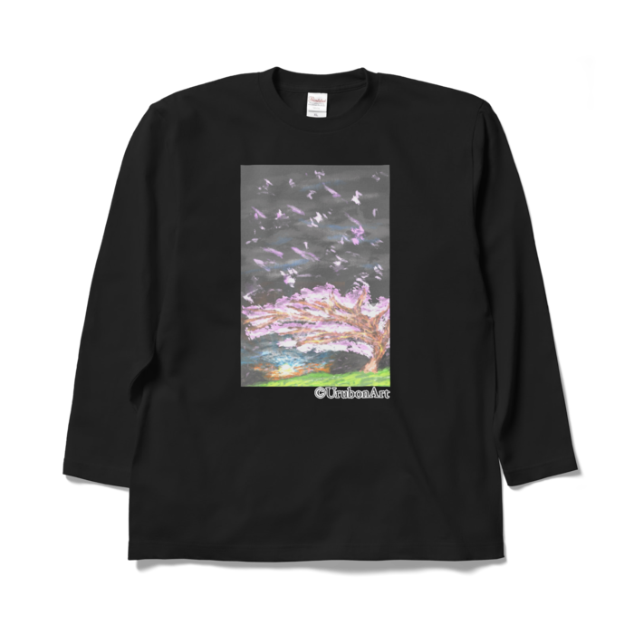 ロングスリーブTシャツ - XL - ブラック