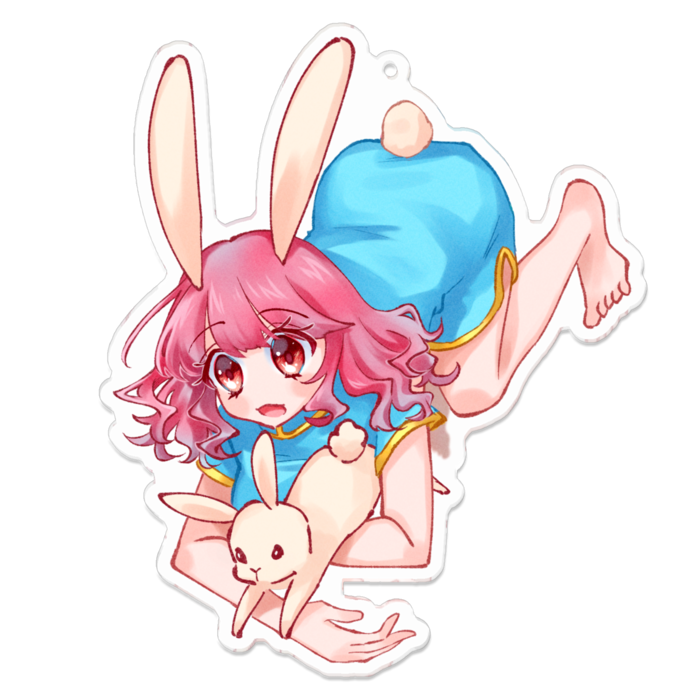アクリルキーホルダー - 100 x 100 (mm)