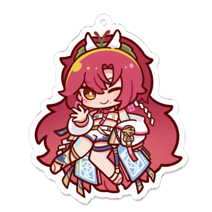 アクリルキーホルダー - 70 x 70 (mm)
