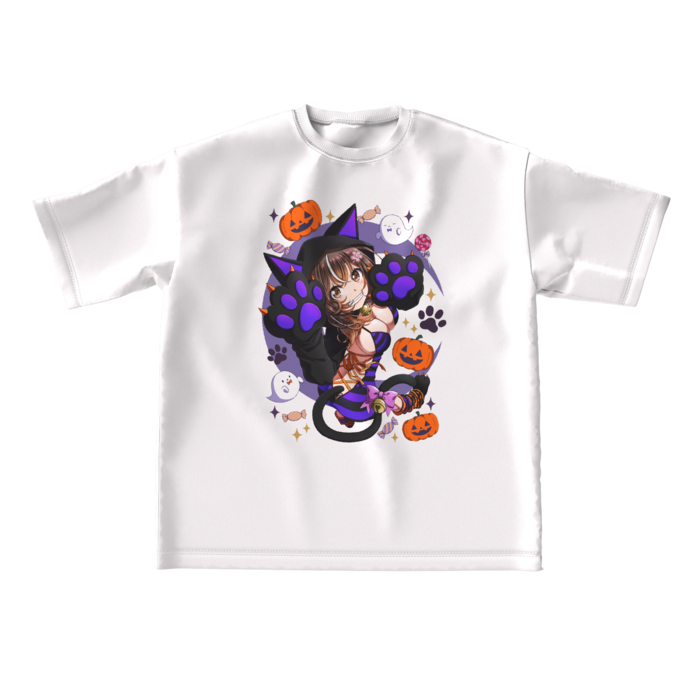 ビッグシルエットTシャツ(白） - L - 