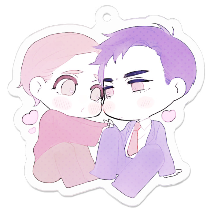 アクリルキーホルダー - 50 x 50 (mm)