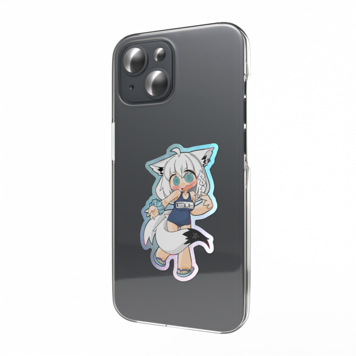 オーロラスマホステッカー - 縦