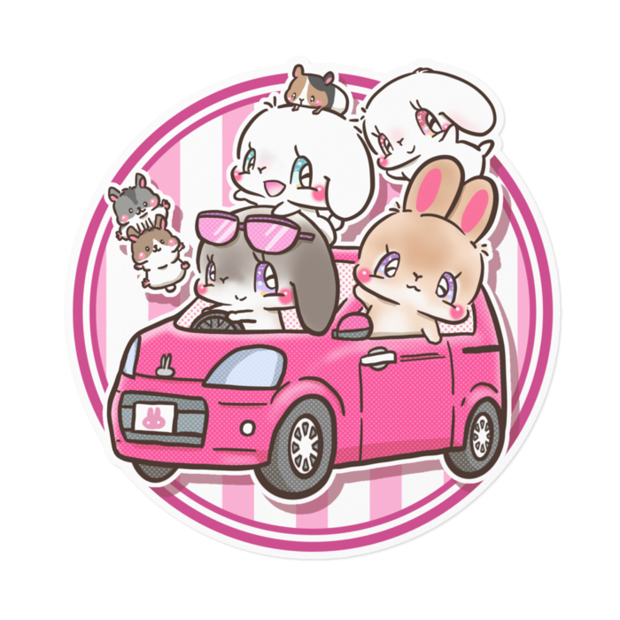 ステッカー - 160 x 160 (mm)