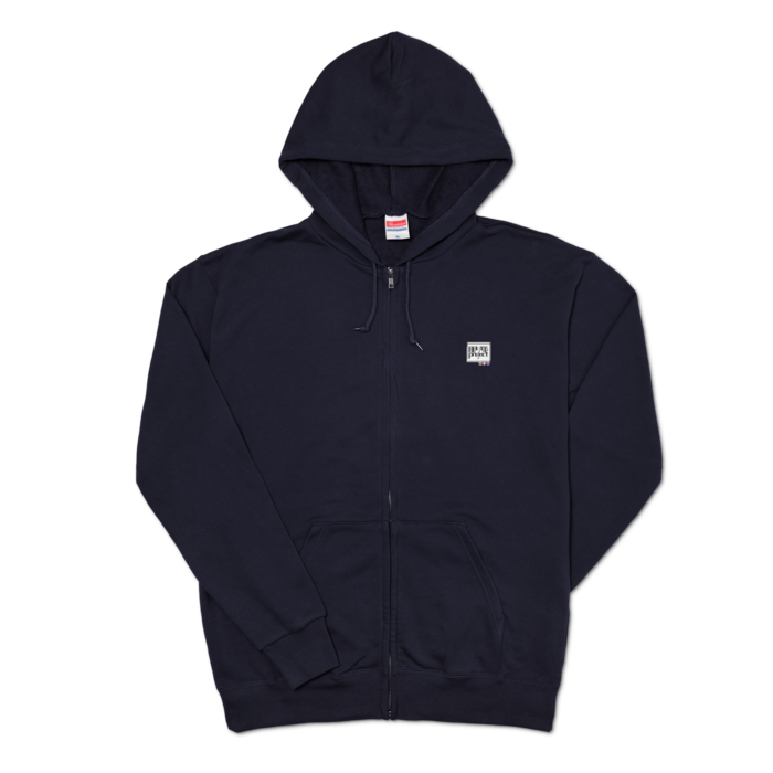 ジップパーカー - XL - ネイビー