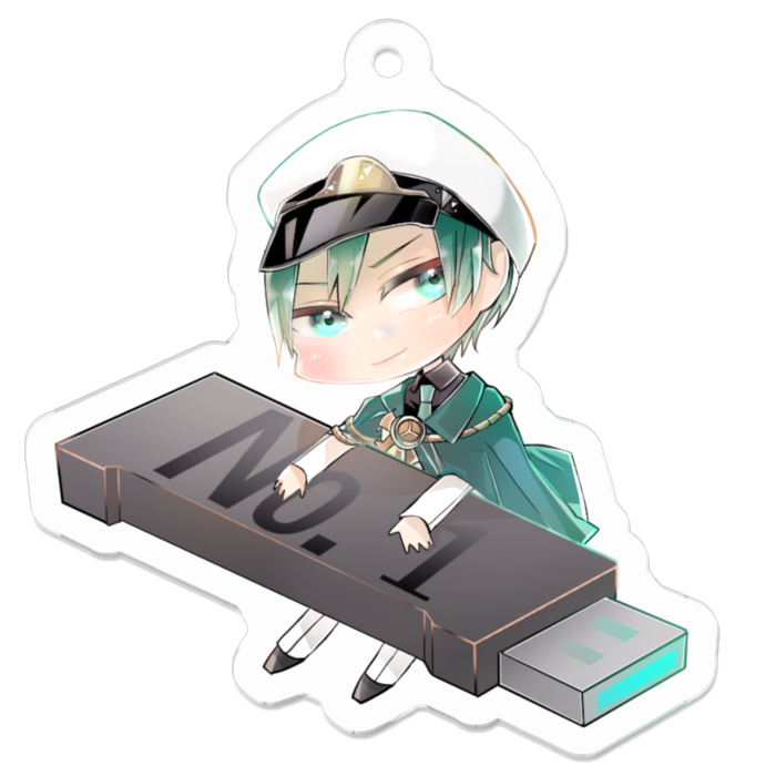 アクリルキーホルダー - 50 x 50 (mm)