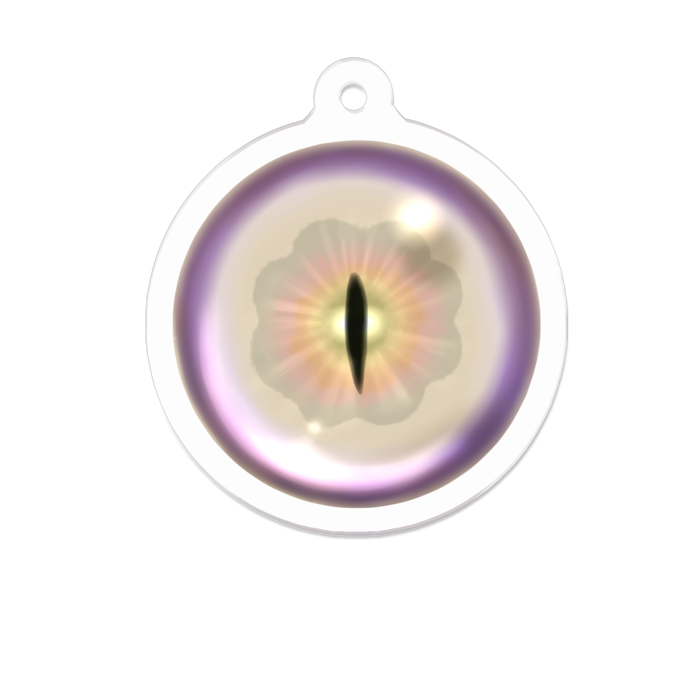 アクリルキーホルダー（コーティング） - 50 x 50 (mm)