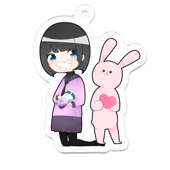 アクリルキーホルダー - 50 x 50 (mm)