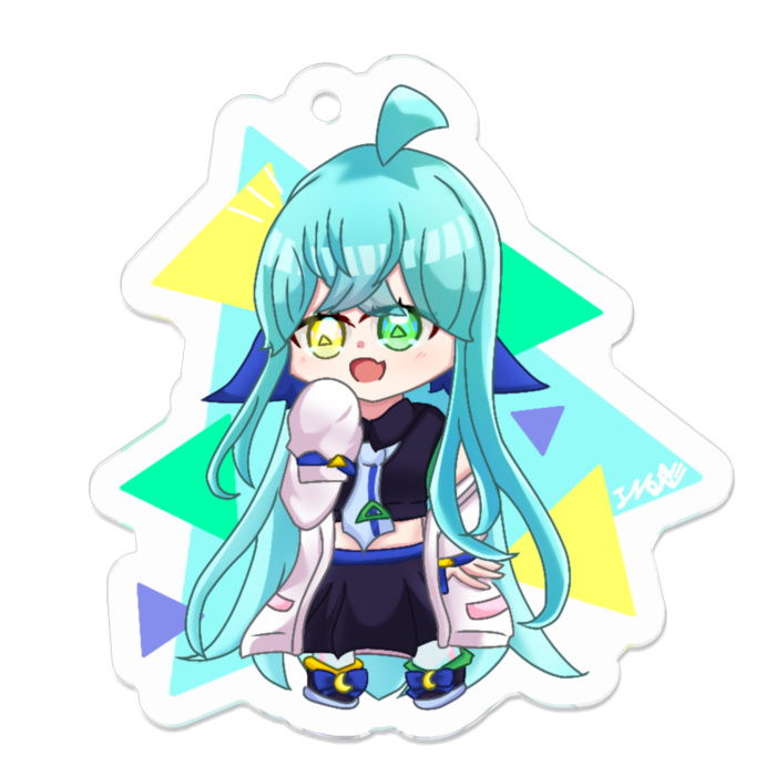 アクリルキーホルダー - 50 x 50 (mm)