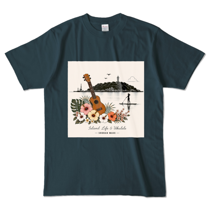 カラーTシャツ - L - デニム (濃色)