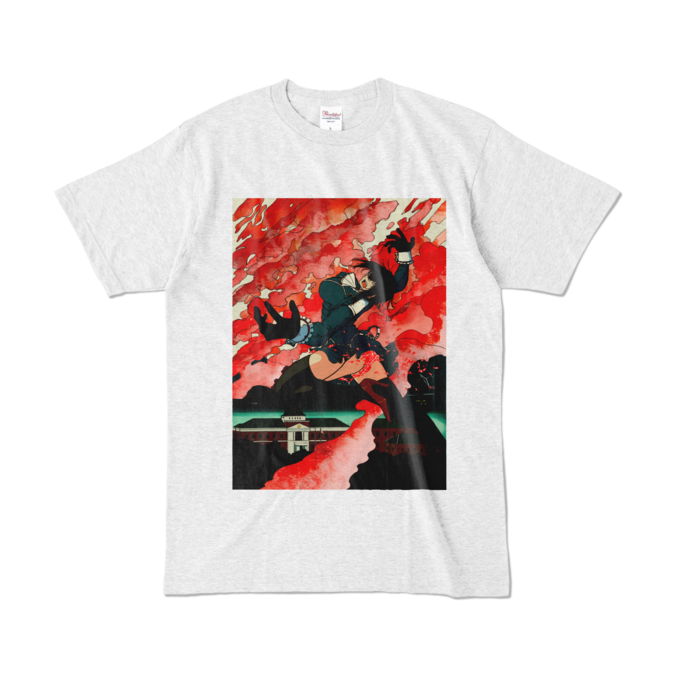 カラーTシャツ - L - アッシュ (淡色)
