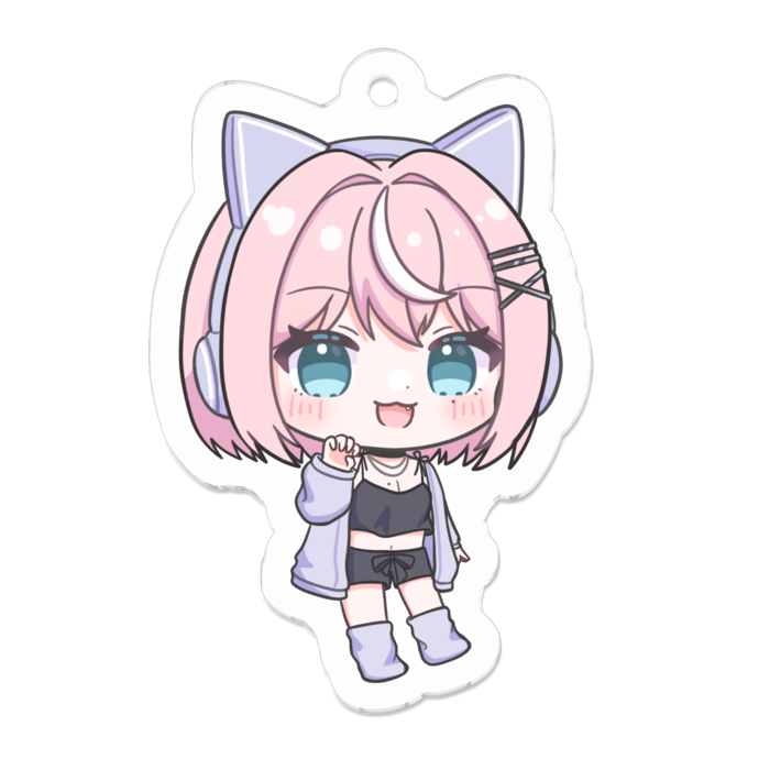 アクリルキーホルダー - 50 x 50 (mm)