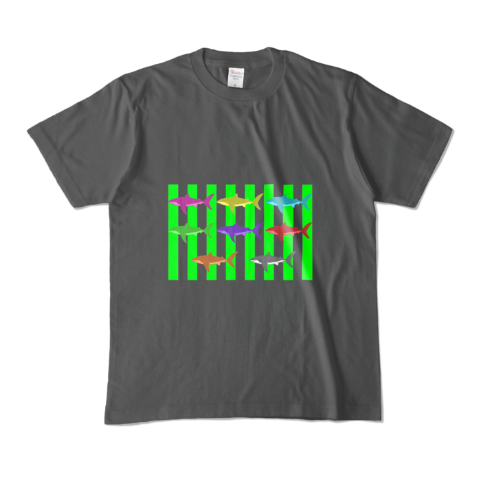 (グリーン) - M - チャコール (濃色)(5)