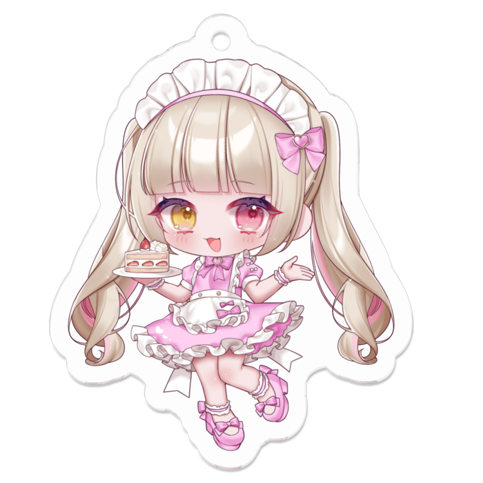 アクリルキーホルダー - 50 x 50 (mm)