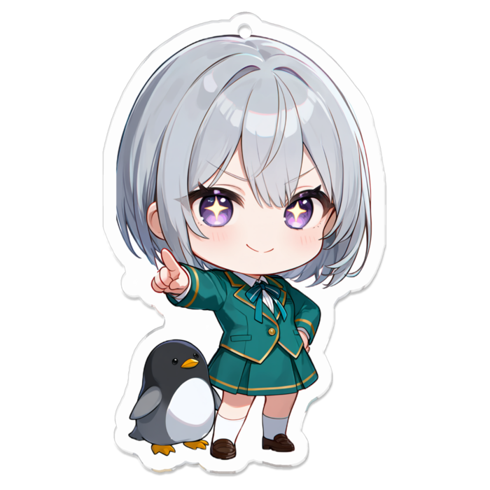 アクリルキーホルダー - 70 x 70 (mm)