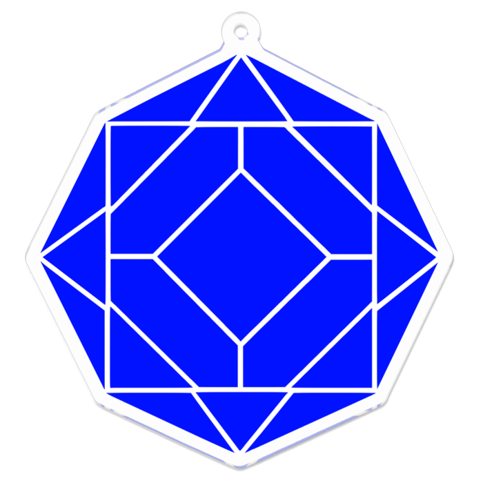 アクリルキーホルダー - 70 x 70 (mm)